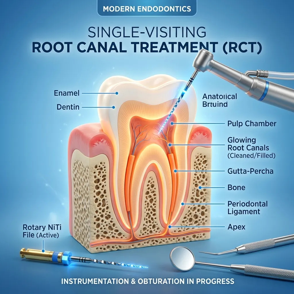 Single Sitting Root Canal Treatment (RCT) in Vaishali Nagar, Jaipur
